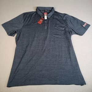Travis Mathew Atlanta Braves The Heater Men 3XL Embroidered Performance Polo NWT